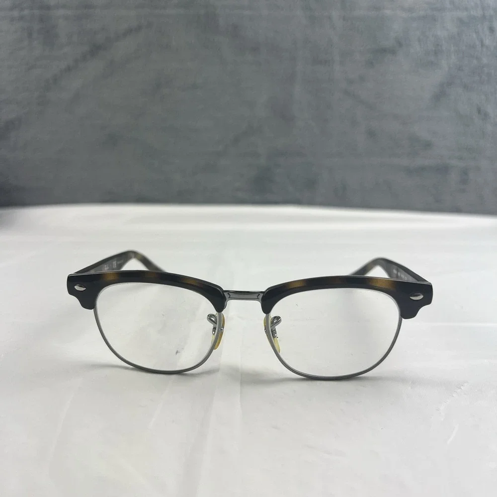 Ray-Ban RB1548 3650 Kids Eyeglasses Frames Tortoise Silver Clubmaster 45-16-125